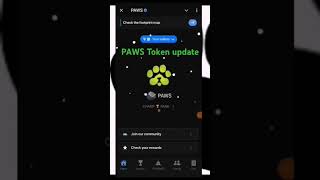 #Paws #a #b #d #e #lol @friends #listing #mainnet  #claiming #token #coin #Tge #telegram #urgent