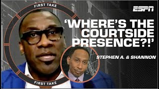 Stephen A. Smith CHECKS Shannon Sharpe for his belief in the Lakers 🍿 | First Ta