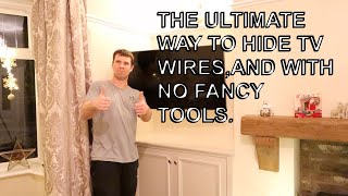 The ultimate way to hide tv wires, episode 12 room renovation