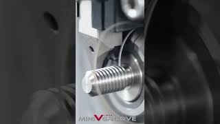 MiniV-LockGroove - Newly designed V-type clamp realizes high-precision machining