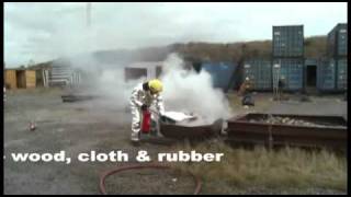 FireStopper® XL Concentrate Through a 9-Liter Extinguisher on a Combo Class A \u0026 B Fire