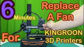 Replace the Cooling Fan for 3D Printers - KINGROON KP3S