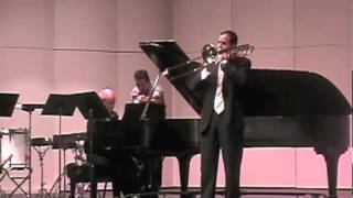 Eric Ewazen Sonata for Trombone and Piano 2nd Mov. Luis Fred, trombone