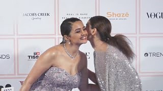 Alia Bhatt And Surveen Chawla At Vogue Beauty Awards 2019