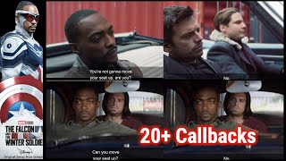 The Falcon And The Winter Soldier - All Awesome Callbacks and Marvel References | MCU 2021