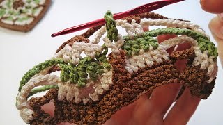 And you can knit such a beautiful 3D CROCHET MOTIF.