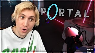 xQc plays Portal 2 with Jesse (with chat)