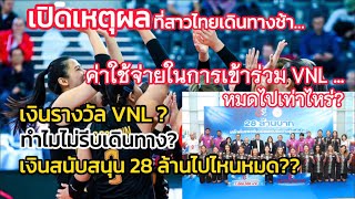 เปิดเหตุผลที่สาวไทยเดินทางไปตุรกีช้า..|เงินสนับสนุน 28 ล้านไปไหนบ้าง? ค่าใช้จ่ายใน VNL ที่ต้องจ่าย!!