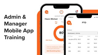 Admin & Manager Mobile App Training