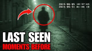 6 DISTURBING Disappearances Caught on Camera