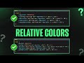 CSS Relative Colors Are Here! Learn hsl(from) & oklch(from) in 5 Minutes