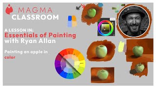 How to Paint Shape, Form, Value in Color | Magma Classroom LIVE with Ryan Allan