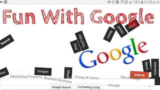 Google Gravity - Funny Google Tricks #1