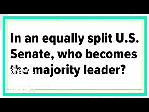 Has there ever been a 50/50 split in the Senate?