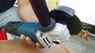 গ্রাইনডার মেশিন চালানোর পদ্ধতি।How to use an angle grinder machine.