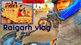 Raigarh vlog|raigarh city moto vlog|#themahlirider