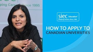 How to apply to Canadian Universities? -SIEC