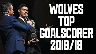 Raul Jimenez | Wolves top goalscorer 2018/19 award