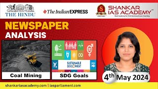 The Hindu Newspaper Analysis | 04th May 2024 | UPSC Current Affairs Today | Shankar IAS Academy