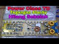 Servis power class TD tegangan stanby keluar sebelah