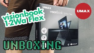 Rozbalení UMAX Visionbook 12Wa Flex UNBOXING