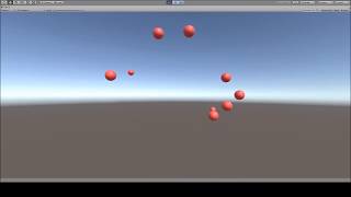 Simulate fish flocking behaviour in Unity