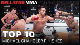 Top 10 Michael Chandler Finishes | Bellator MMA