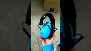 unboxing new ear defenders