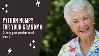 Python NumPy For Your Grandma (Promo)