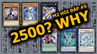 Vì sao quái thú của các nhân vật chính trong Yugioh đều có ATK là 2500 - Hỏi đáp 5 | M2DA