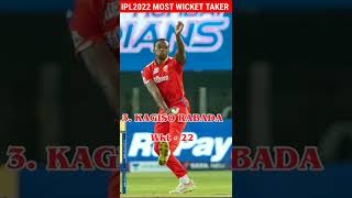 Top 5 With Most Wickets in IPL 2022 #shorts #ytshortsvideo #ytshorts