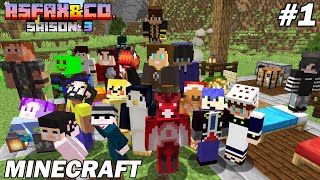 Début d'une grande survie Minecraft en Multi ! Minecraft Asfax&Co S3 Ep1