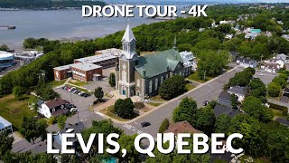 🚁 Discover Lévis, Quebec from Above! Aerial Adventure in 4K! 🍁