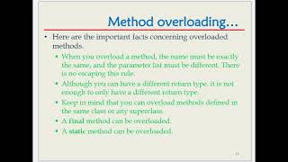 Object Oriented Programming - Chapter Three Part 2