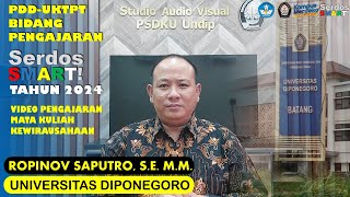 Ropinov Saputro SERDOS SMART 2024 PDD UKTPT UNDIP