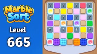Marble sort Level 665 solution gameplay