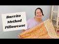 Super Easy Burrito Pillowcase with French Seams Tutorial - Learn to Sew - Sewing for Beginners!