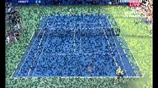 Roger Federer VS Lleyton Hewitt -- 2005 US Open Highlights