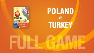 Poland vs Turkey | PLAYOFF | EUROVOLLEY AZERBAIJAN AND GEORGIA 2017