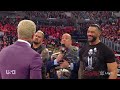 Brock Lesnar Saves Cody Rhodes - WWE Raw 432023