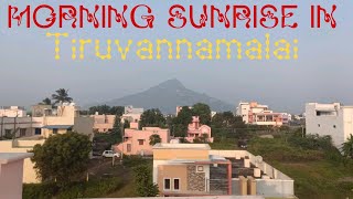 Morning sunrise in tiruvannamalai | thindivanam by-pass road tiruvannamalai | bridge #tiruvannamalai