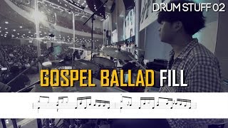 [DRUM STUFF 02] 가스펠 발라드 필인 / GOSPEL BALLAD FILL / DRUMMER : 강신의 / 64BPM