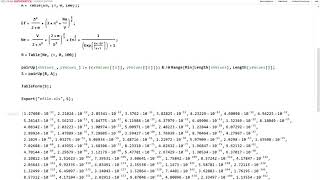 Export data from Mathematica into excel