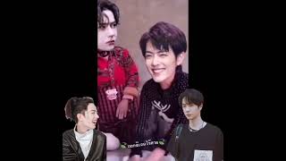 hahaha😂Cute 🐰🦁💞  ขำดี น่ารัก🥰  #XiaoZhan#WangYibo