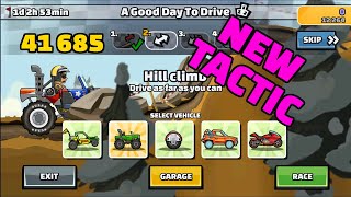 Hill Climb Racing 2 - 41 685 New Tactic (A Good Day To Drive)