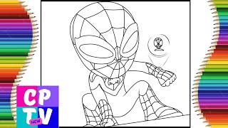 Miles Morales Coloring Pages/ Spidy and his amazing friends/ Elektronomia - Energy [NCS Release]