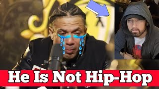 Benzino Cries On Drink Champs After Revealing Why He Dislikes Eminem So Much. 🫣 #music