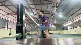 New Sport Pickleball.This is a sport that combines tennis, badminton and ping pong.