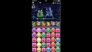 【パズドラ】天元の黒龍にCapが究極アテナPTで挑む！