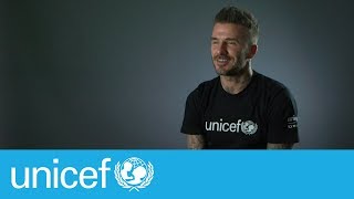 The last 30 years have changed everything for David Beckham, and for the world’s children | UNICEF